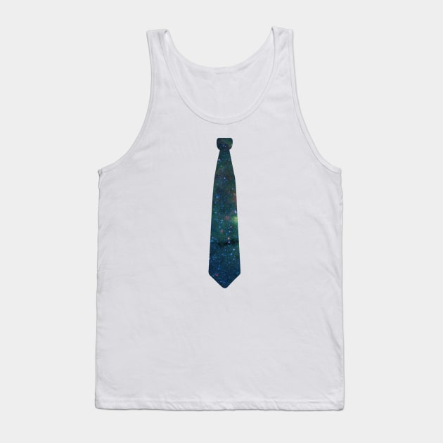 Tie - Space Tank Top by helengarvey